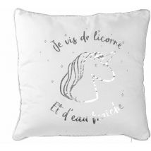 Coussin Licorne - 40 x 40 cm
