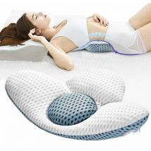 Coussin Lombaire Lit pour Dormir, Soutien de Soutien du Dos
