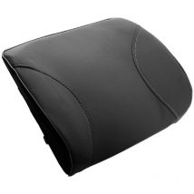 Coussin lombaire noir ergonomique - 36x33cm