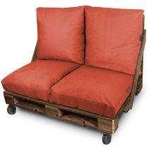 Happers - Coussin de sol polyvalent extérieur Naylim Mate Orange 60x80 Orange