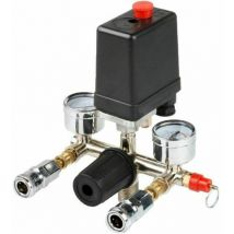 Compresseur D'air Pressostat Triphasé Pressostat Vanne De Contrôle Avec Le Régulateur D'air Et Soupage Et Jauge - XVX