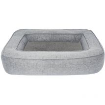 Sun Garden - Coussin orthopédique pour chien Popey 100x70x17cm Gris/Moucheté