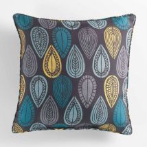 Coussin Passepoil Palpito Anthracite 40 x 40 cm
