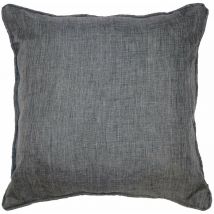 Coussin décoratif chambray, 40 x 40 cm