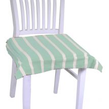 Coussin pop carré vert aqua cm40x40h4