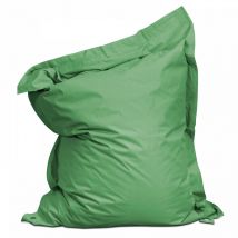 Pouf de jardin en polyester vert cactus 140 x 120 cm