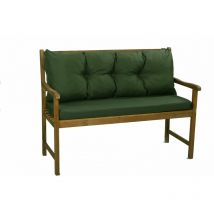 Setgarden - Coussin pour banc de jardin 120 x 50 x 50cm, Coussins pour balancelle de jardin, Coussin outdoor Vert