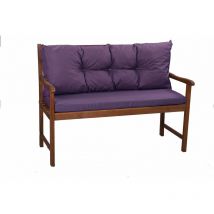 Coussin pour banc de jardin 120 x 50 x 50cm, Coussins pour balancelle de jardin, Coussin outdoor Violet