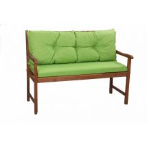 Setgarden - Coussin pour banc de jardin 120 x 60 x 50cm, Coussins pour balancelle de jardin, Coussin outdoor Chaux