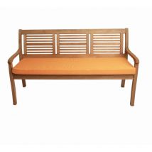 Setgarden - Coussin pour banc de jardin 140x50x7cm assise, coussin de balancelle de jardin Orange, coussin d'assise plat, coussin d'extérieur de