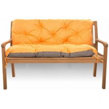 Coussin pour banc de jardin 150x50x50cm, coussin de balançoire Orange, coussin de banc de jardin, coussin de banc extérieur, coussin de jardin