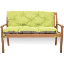Coussin pour banc de jardin 150x60x50cm, coussin de balançoire Citron vert, coussin de banc de jardin, coussin de jardin, coussin de banc extérieur