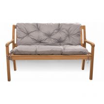 Setgarden - Coussin pour banc extérieur 100 x 50 x 50cm, Coussin pour banc de Jardin, Gris