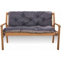 Setgarden - Coussin pour banc extérieur 100 x 50 x 50cm, Coussin pour banc de Jardin, Marine
