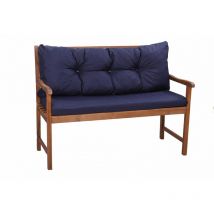 Coussin pour banc extérieur 160 x 50 x 50cm, coussins balancelle 3 places, coussin pour banc de jardin Bleu foncé