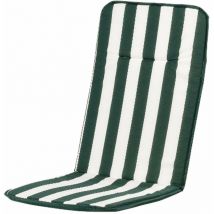 Coussin pour chaises des fauteuils avec un dossier d'extérieur extérieur haut White/Green - White/Green