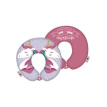 Coussin tour de cou Licornes 28x28x6cm - Licorne
