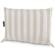 Happers - Coussin pour palette Toldotex Ecru Dossier 80x45x25 (rayé) Écru