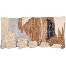Privatefloor - Coussin de style boho Bali - Housse et Rembourrage inclus - Zerwa Multicolore