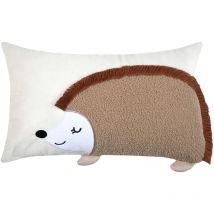 Coussin rectangulaire enfant hérisson Naturel 30x50 cm