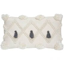 Coussin r.o.w. blanc ivoire 30x50cm - Atmosphera créateur d'intérieur