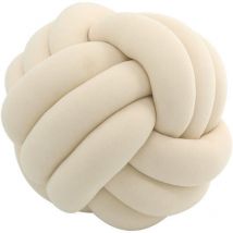 Coussin Rond Noué Coussin,Ousse de Coussin Noeud,Décoration Coussin Enfant Coussin Bébé Dos Coussin Bebe Sieste Oreiller Peluches Poupees Jouets pour