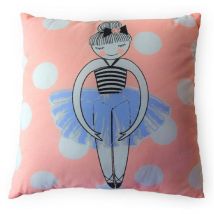 Coussin enfant imprimé en coton 40x40cm