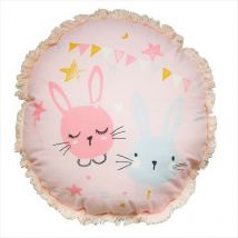 Coussin enfant imprimé en coton 35x35cm