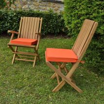 Coussin Orange Pour Chaises Et Fauteuils Pliants