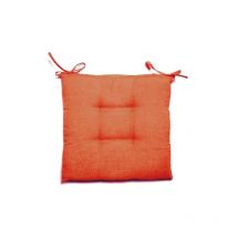 Gemitex - Coussins de chaise Creta 60% polyester 40% coton 12 pcs double rembourrage 40x40x5 cm rouille pour jardin exte'rieur