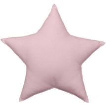 Coussin étoile non déhoussable 40 cm star coloris vieux rose