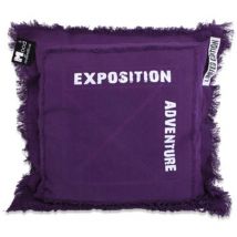 Coussin violet Adventure