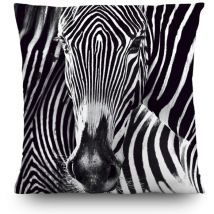 Coussin zébré - 45 cm x 45 cm