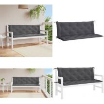 Coussin de banc de jardin anthracite tissu oxford - Coussin De Banc - Coussin D'extérieur - Coussin Jardin - Décoration Intérieur - Coussin