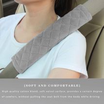Coussins de ceinture de sécurité de voiture épaulière doux deux packs pour tous les propriétaires de voiture pour une conduite plus confortable