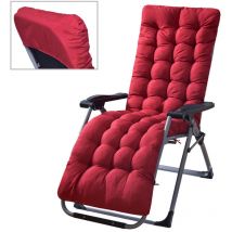 Coussins de Chaise longue de Patio, coussins de Chaise longue, coussin de Chaise longue pour voyage, vacances, intérieur et extérieur - Eosnow