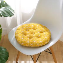 Cyslmuk - Coussins de Chaise Lot de 4 galettes de Chaise,Coussin décoratif Coussin Coussin de Chaise Coussins de Jardin,Coussin Rond épais-40cm in
