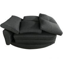 Hesperide - Coussins de remplacement pour salon d angle Mooréa terre d ombre 5 places en polyester - Hespéride