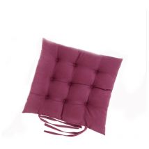 Rwoythk - 40x40cm Coussinets de Chaise en Peluche avec Attaches de Fixation, Coussins de Chaise Tapis de Bureau pour Jardin, Patio, Salle à Manger,