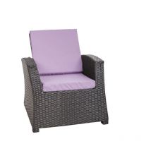 Coussins de chaise en résine tressée 56x52x7cm Lot de 2 coussins de chaise extérieur, Coussin de fauteuil de jardin Vert citron, Coussin avec dossier