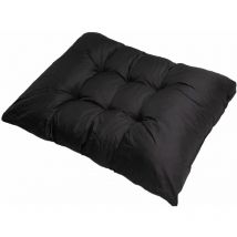 Setgarden - Coussin pour palettes 120 x 60 cm, coussins canapé, coussin de jardin, coussin de sol/ coussin palette in-extérieur Noir