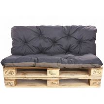 Setgarden - Coussins palettes 120x80 Assise et Dossier 120x50cm,coussins de canapé de jardin Bleu foncé, coussins de palette, coussin palette