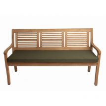 Setgarden - Coussin de banc de jardin 130x50x7cm assise, coussin de balancelle de jardin Vert, coussin d'assise plat, coussin de banc de jardin