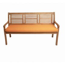 Setgarden - Coussin de banc de jardin 130x50x7cm assise, coussin de balancelle de jardin Orange, coussin d'assise plat, coussin de banc de jardin