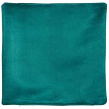 Housse de Coussin - Effet Satiné Vert emeraude 45x45 cm