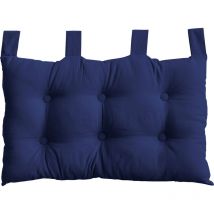 Enjoy Home - Tête de Lit 70 x 45 cm lola 100% coton coloris bleu marine
