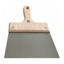Couteau à enduire acier Outibat Manche bois - Largeur 20 cm