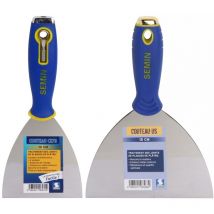 Couteau à enduire multifonctions ce 78 Semin 10 cm et un couteau us à Enduire Semin 15 cm