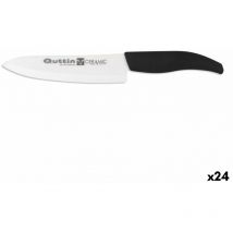 Quttin - Couteau de chef céramique noir 15 cm 1.8 mm (24 pièces)