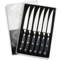 Couteau de Cuisine Ergoforge, Acier Inoxydable, pom-c, Noir, 2,3x16x25 cm